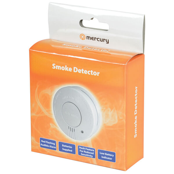 Optical Smoke Detector with Hush > Battery Smoke Alarms